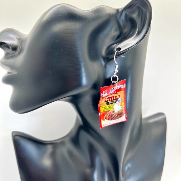 Chili Seasoning Earrings - McCormick Earrings - Spice Earrings - Chef Earrings - Picture 9 of 10